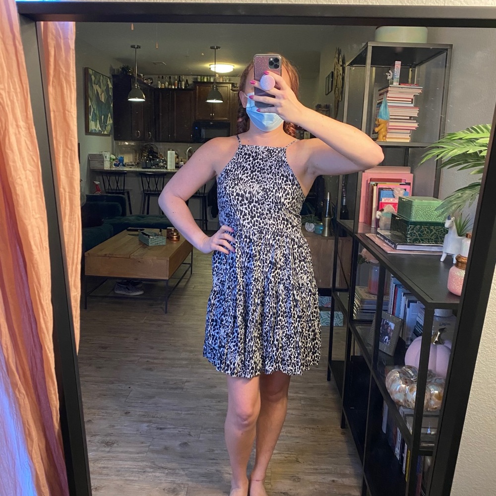 Animal print Abercrombie dress